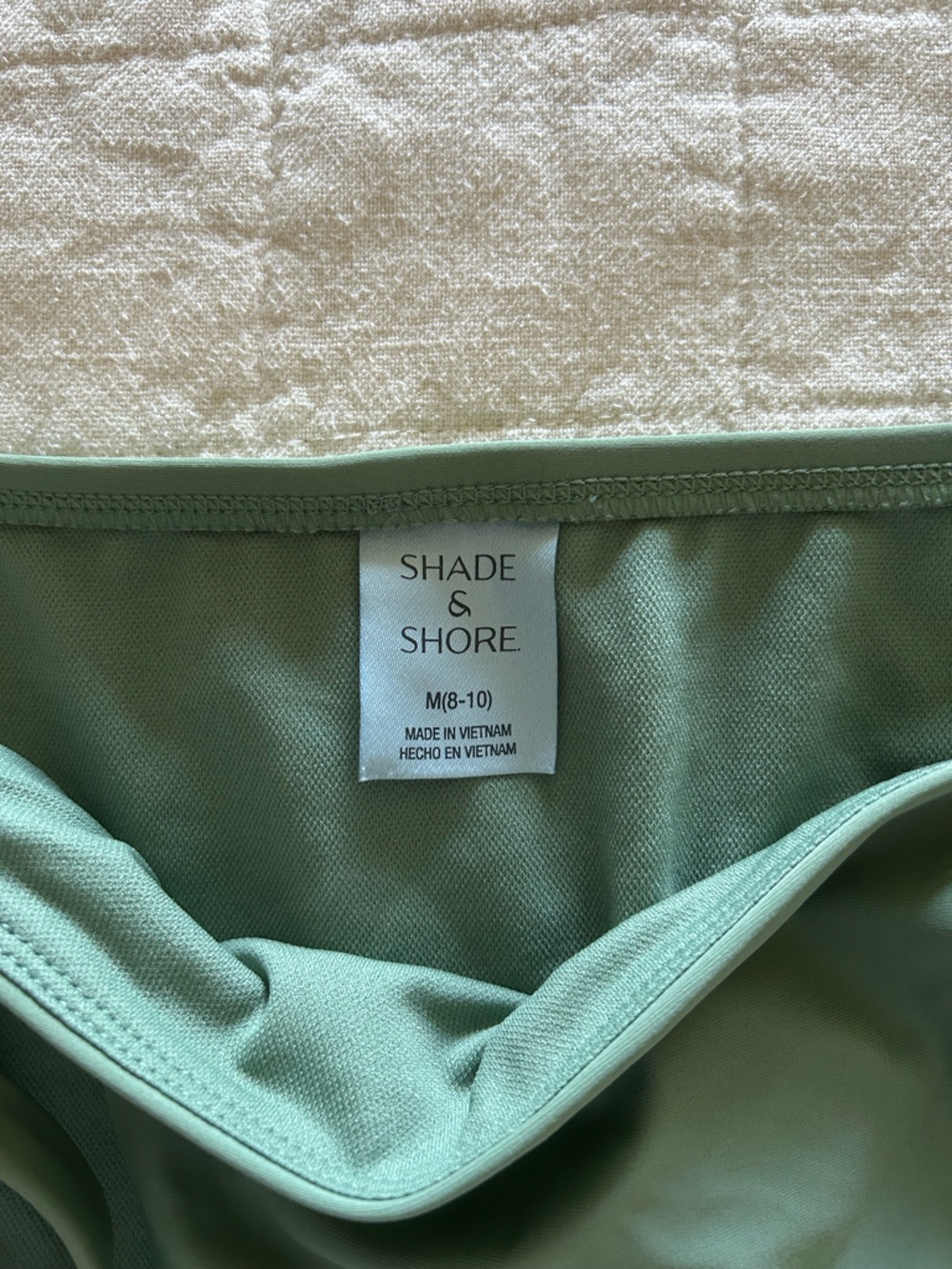 Shade & Shore Sage Green Tie-Side Bikini - Picture 6 of 8
